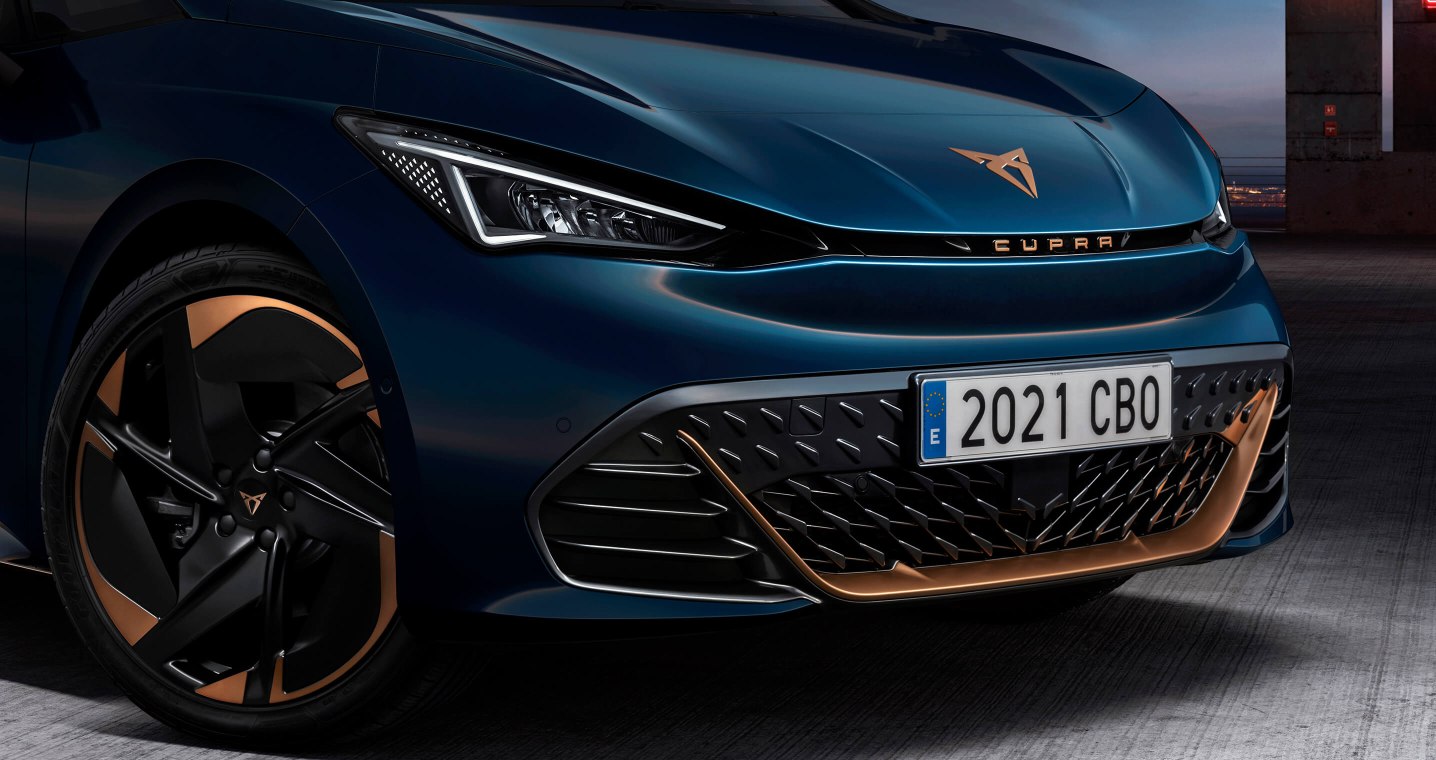 CUPRA Born electric car front grille