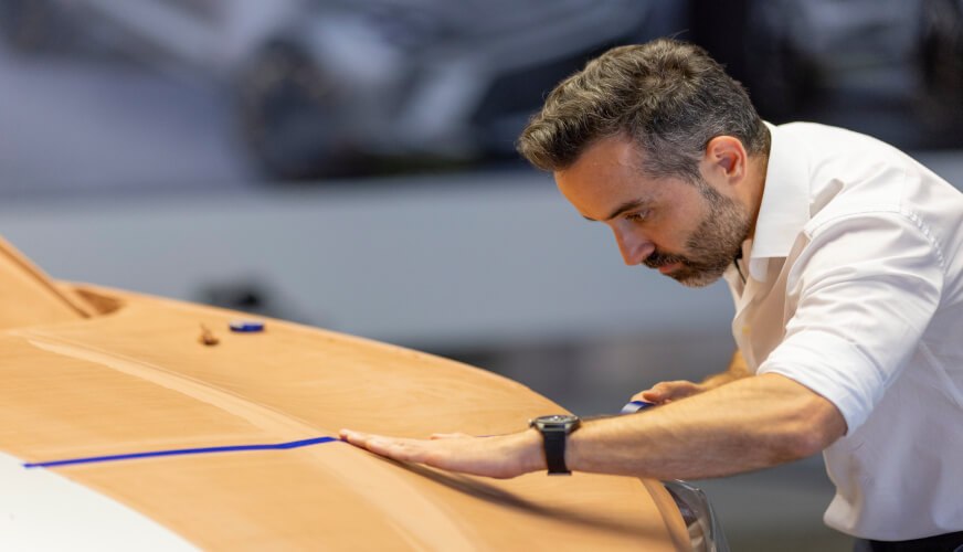 Another reason why this stage is so important for the design department is that it enables them to touch and feel each of the exterior surfaces.
