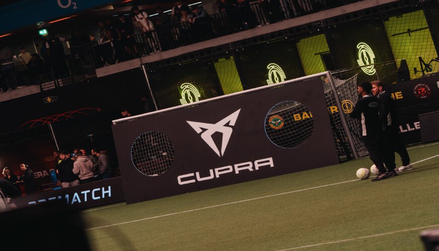 CUPRA x Baller League UK half time challenge