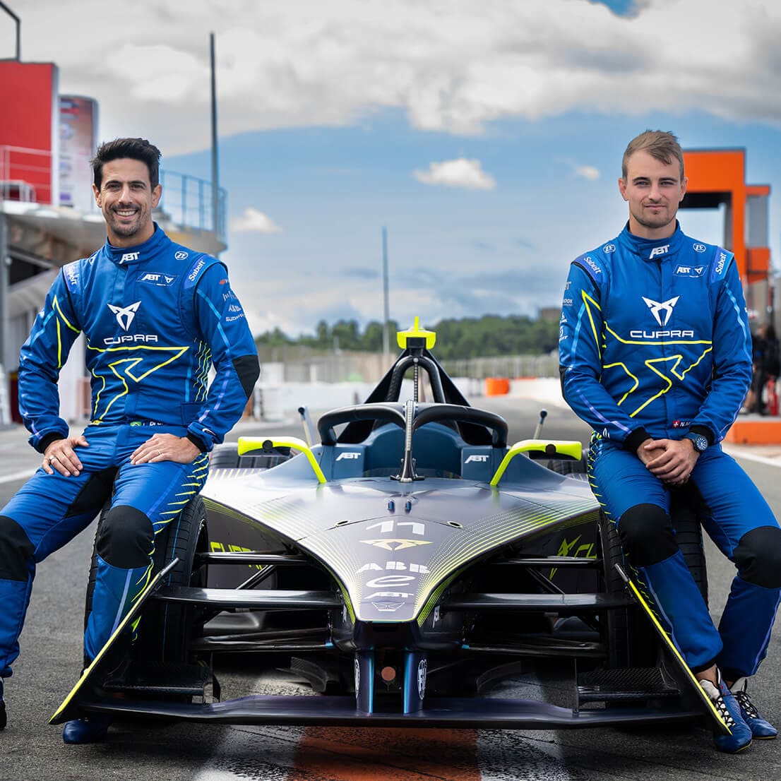 Lucas di Grassi and Nico Müller