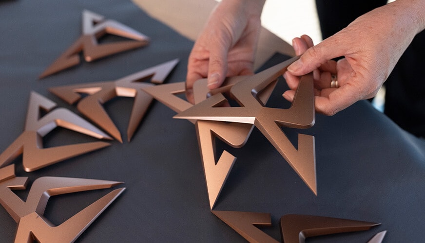 Handcrafted CUPRA logo