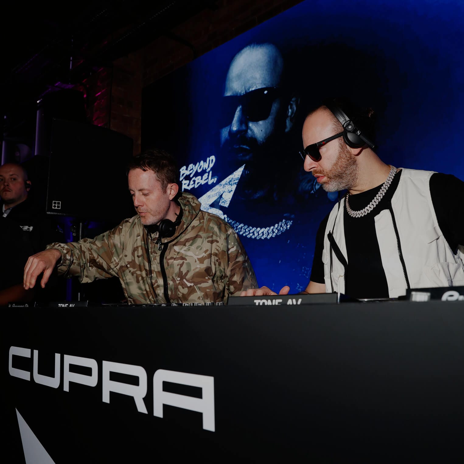 Chase & Status at the launch of the 2026 CUPRA Raval in the streets of Manchester