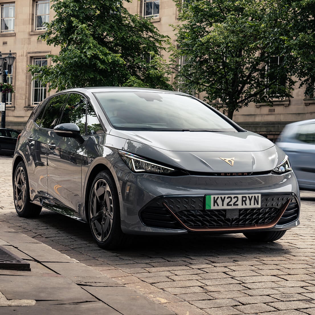 A CUPRA Born in the street
