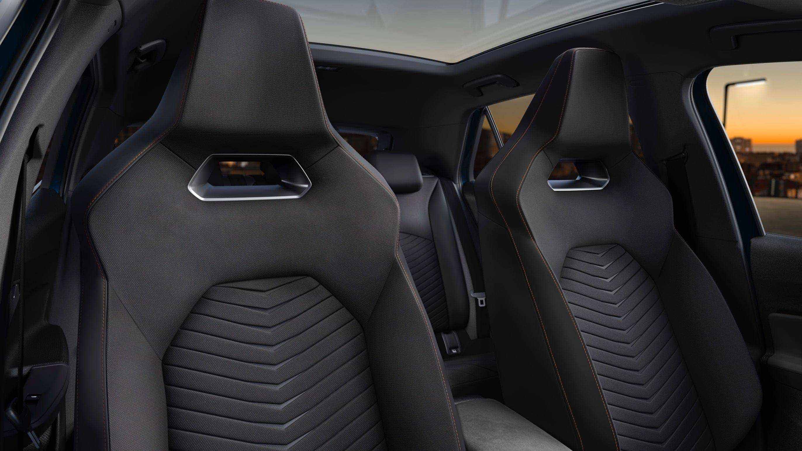 CUPRA Born SEAQUAL bucket seats with marine plastic material