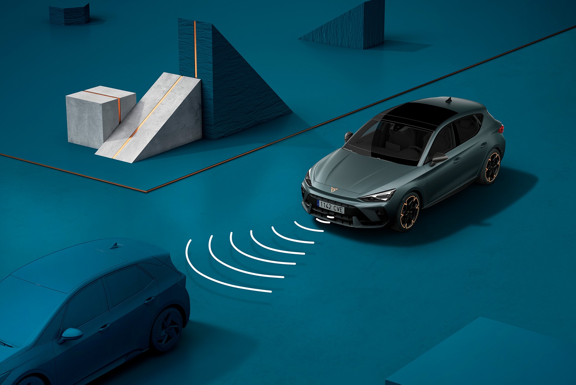 : how to use new cupra leon sportstourer 2024 and adaptive cruise control system, visual demo