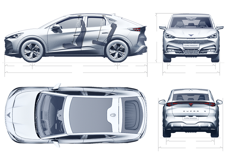 CUPRA Tavascan dimensions