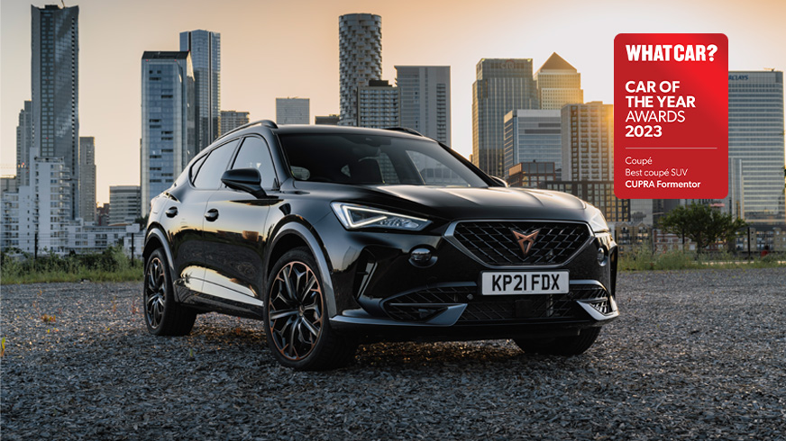 The Formentor has secured the Best Coupe SUV category win at the 2022 WhatCar? awards.