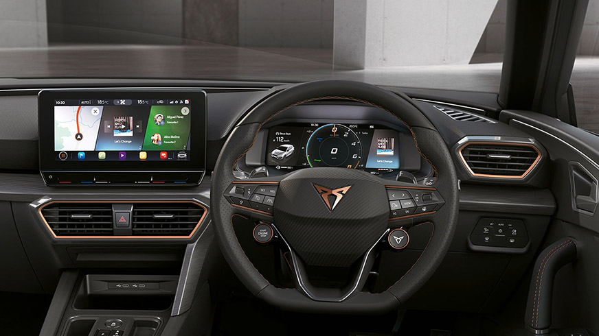 new cupra formentor compact suv with connectivity technology