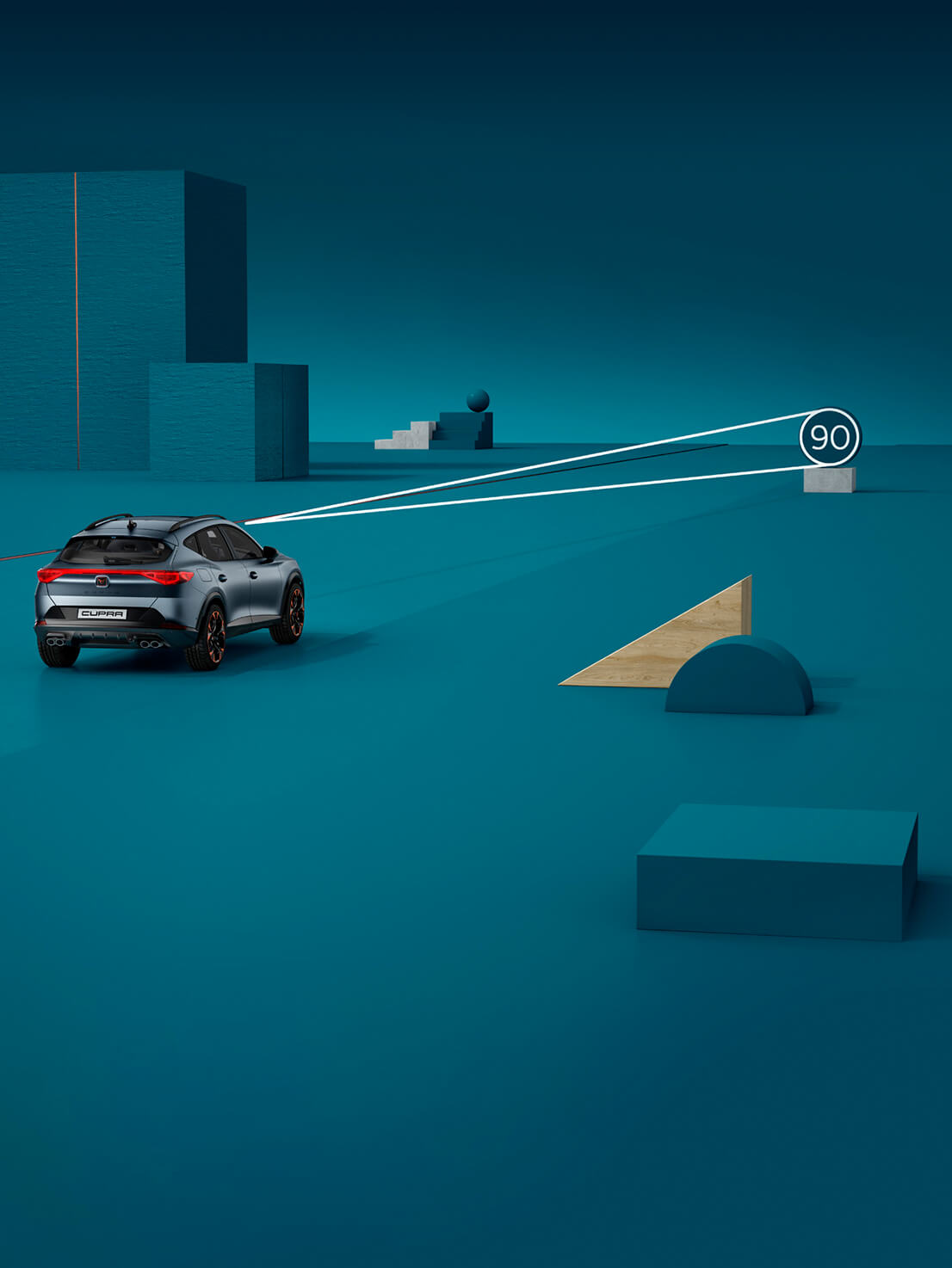 new CUPRA Leon Sportstourer ehybrid Family Sports Car with traffic recognition technology