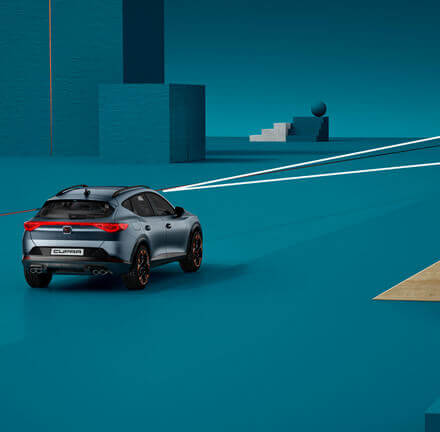 new CUPRA Leon Sportstourer ehybrid Family Sports Car with traffic recognition technology