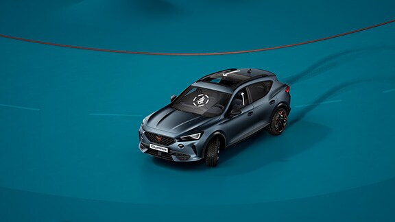 new CUPRA Leon Sportstourer ehybrid Family Sports Car with pre-crash assist