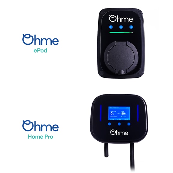 Two Ohme chargers