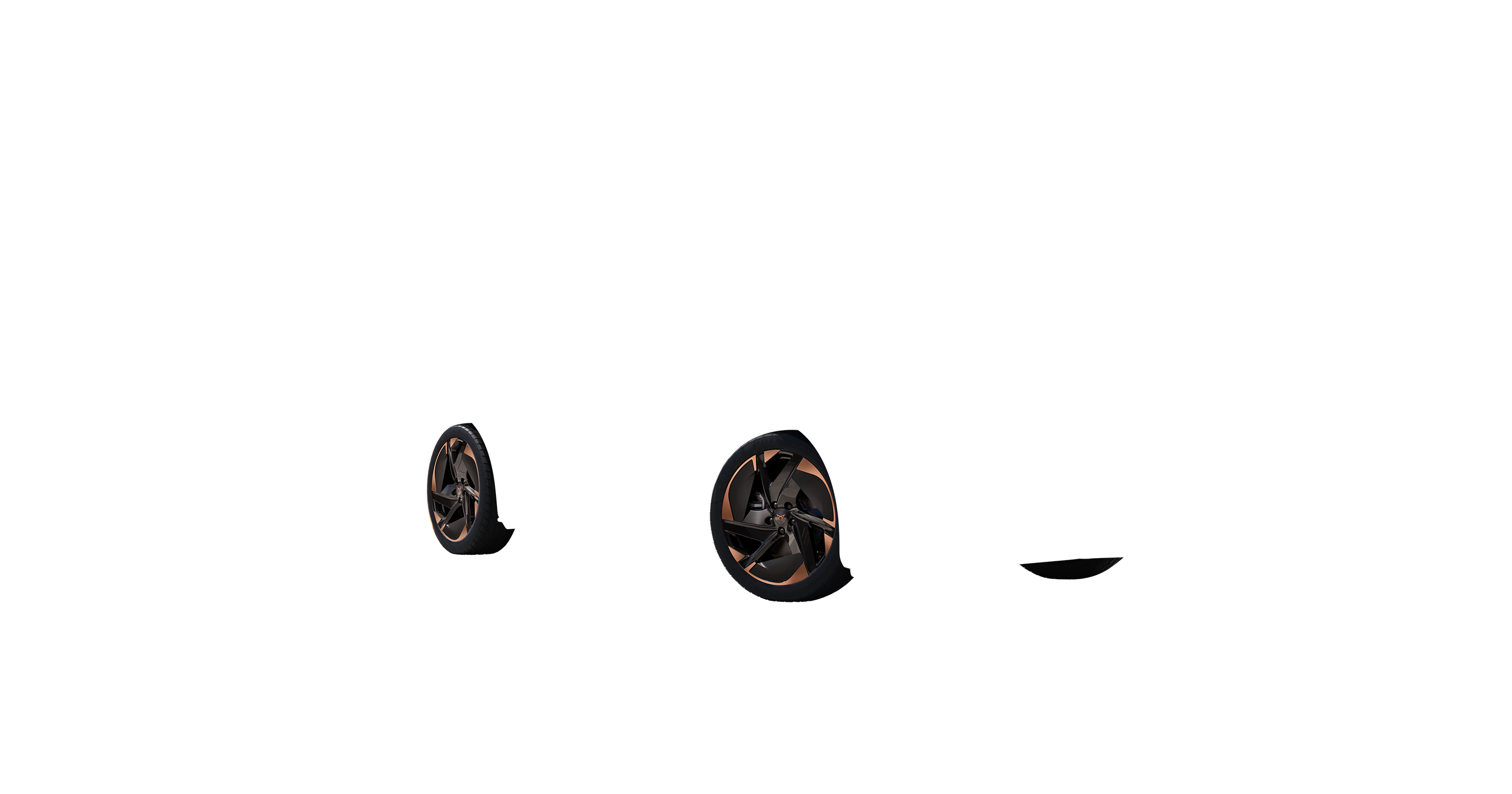 31/4 Glossy Black / Copper colour